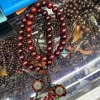 A red sandalwood carved car hanger brings good fortune details Picture